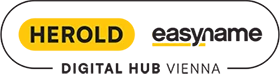 Yellow banner with the word HEROLD in black on the left; black rectangular shapes on the right.